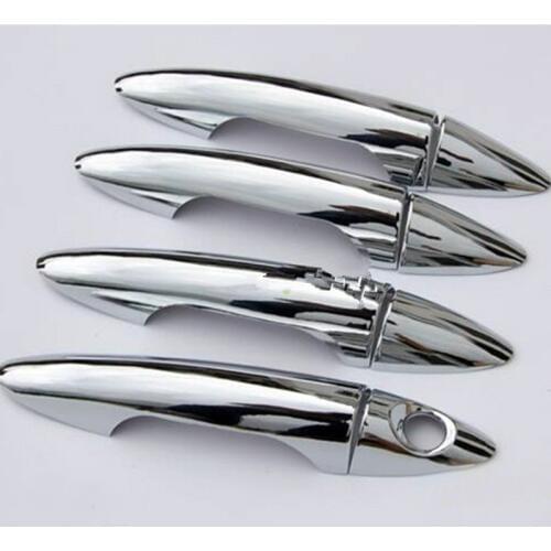 Chrome Door Handle Cover Trim For Hyundai Solaris Verna i25 Accent Grand Avega 2011 2012 2013 2014 2015 2016 Car styling