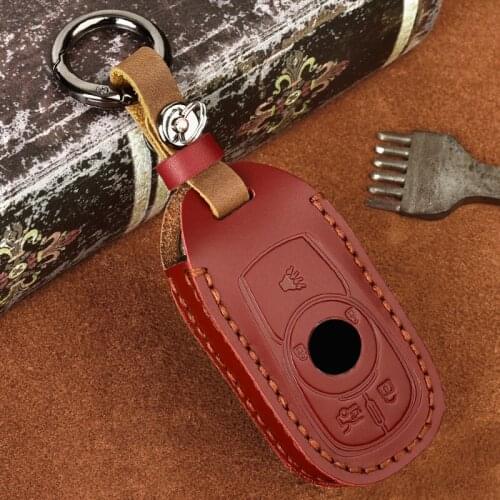 Leather Car Key Case Cover For Buick Envision Vervno GS 20T 28T Encore NEW LACROSSE Opel Astra k Auto Accessories