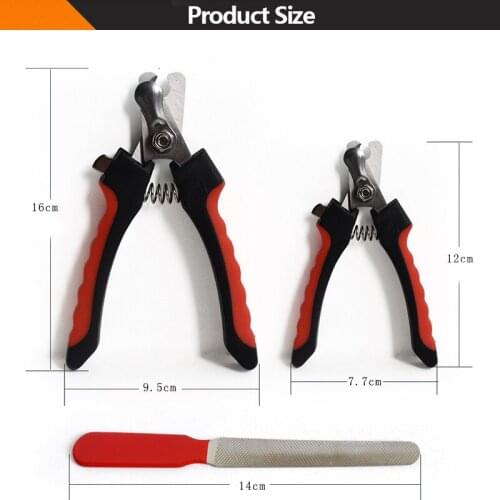 Professional Pet Cat Dog Nail Clipper Cutter With Sickle Stainless Steel Grooming Scissors Clippers for Pet Claws Dog Supplies