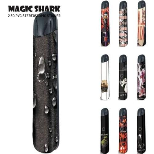 Magic Shark Fashion New Drops Bear High Quality PVC E Cigarette Vape Case Cover Sticker for Relx a Alpha Kit