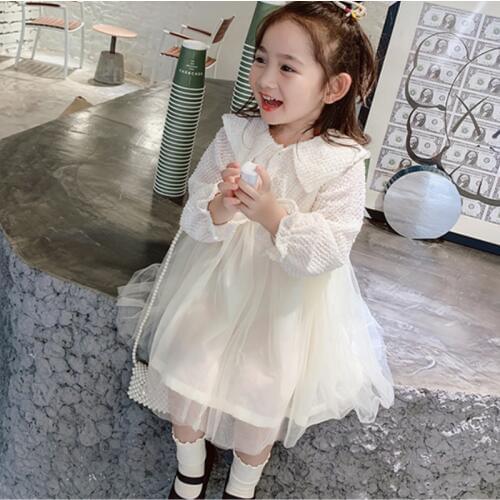 Mihkalev children spring clothing 2020 kids dresses for girls long sleeve princess dresses for kids long sleeve clothes costume