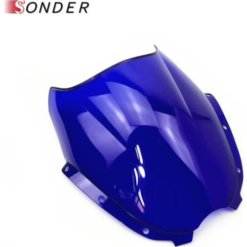 Motorcycle Double Bubble Windshield WindScreen Screen For 2005 - 2008 2009 2012 Hyosung GT125R GT250R GT650R GT 125 250 650 R