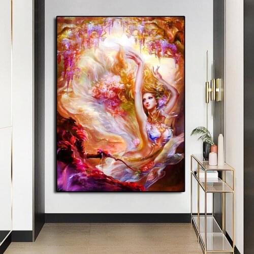 New 5D DIY diamond painting cross stitch Fantasy fairy woman kits diamond embroidery mosaic pictures by numbers wall decor art