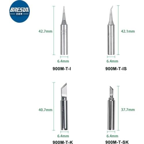 RELIFE Soldering Iron Tip 900M-T- I/IS/K/Sk/Small Cutter Head 936 Universal/Pointed/Elbow/big Head