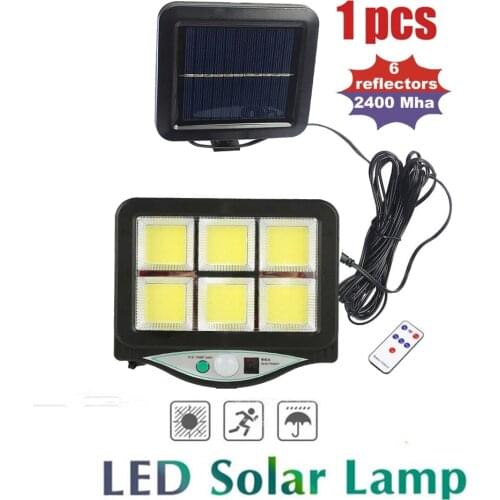 Seperable 120 LED Solar Garden Wall Light Outdoor Waterproof Infrared PIR Motion Sensor Solar Lamp street security lamps indoor