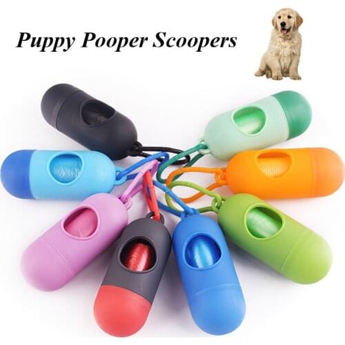Practical Dogs Trash Dispensers Waste Garbage Holder Pet Dog Poop Bag Cat Poop Pick Up Bag Pets Clean Accessories