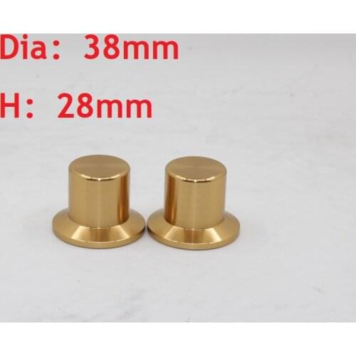 1 Piece All Aluminum Knob Dia38mm Straw Hat Knob Multiple Colors DIY Chassis Enclosure Switch