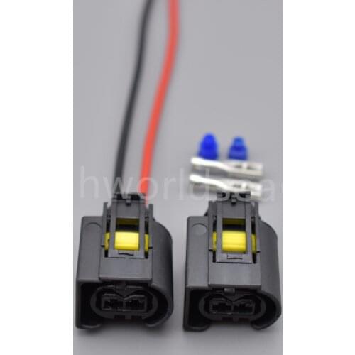 Shhworldsea 2 Pin Way Ignition Coil Harness Damper Plug Auto Connector Injector Plug With Wire Cable For A1685452928 5029