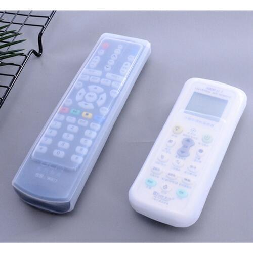 Silicone Storage Bags TV Remote Control Dust Cover Protective Holder Organizer Home transparent Accessory