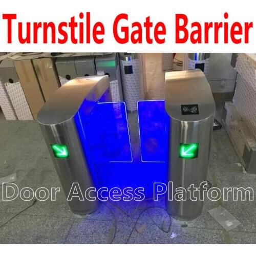 Pedestrian Security LED Light terminal 1 order=1 left gate+1 right gate swing Fast Speed Swing Turnstie Gate access control kit
