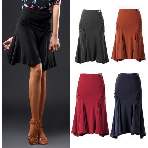 Women Latin Dance Skirt Sexy Latin Dance Competition Dresses Robe Danse Femme Standard Ballroom Dancing Dress 4colors DQS1986