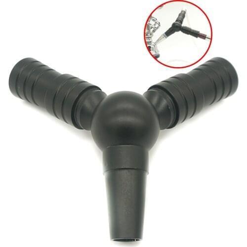 1Pcs 1 to 2 Shisha Hose Adapter Hookah Tube Connection Joint Hookahs Sheesha Pipe Bifurcate Narguile Accessories Silicone Ring