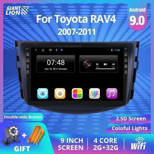 2din Android 9.0 Car Radio For Toyota Rav4 2007-2011 Car Multimedia Video Player Car Navigation Gps Autoradio Stereo Player 2DIN