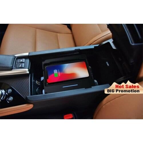 QI car wireleess charger for Lexus GS 2014 2015 2016 201 Intelligent Infrared Fast Wireless Charging Car Phone Holder for iphone