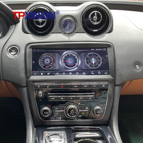 For Jaguar XJ 2009-2018 Android 10.0 4+64G Carplay Car GPS Navigation Auto Radio Stereo Headunit Multimedia Player Tape Recorder