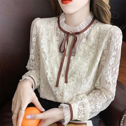 Блузки с воротником стойка CAN XIN LCY China At AliExpress