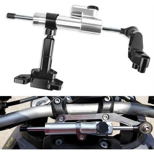 Motorcycle Steering Stabilizer Damper With Bracket Linear Reversed Safety Control FOR YAMAHA YZFR3 YZFR25 2014 2015 2016 2017
