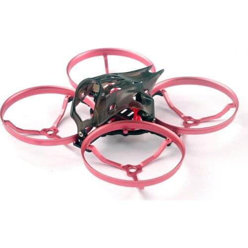 HappyModel Snapper8 85mm Carbon Fiber FPV Whoop Frame Kit with CNC Aluminum Alloy Guard for 1935 2inch 2S 3S Drones