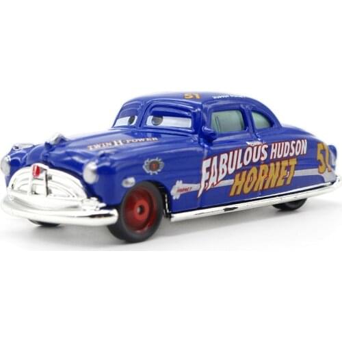 Disney Hot Movie Pixar Cars Lightning McQueen Jackson Storm No.51 Doc Hudson Diecast Metal Toy Car For Kids Christmas Best Gifts