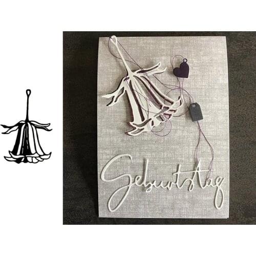 Metal cutting dies Bell Flower cut die mold Scrapbook cards making paper craft knife mould blade punch new 2020