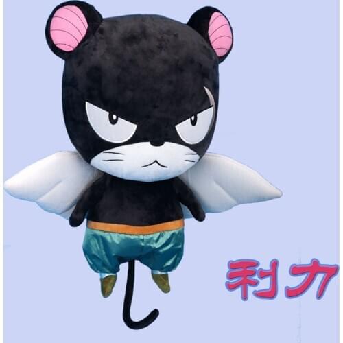 New Hot 50cm Fairy Tail Pantherlily Plush Cushion Habi Cartoon Doll Birthday Gift