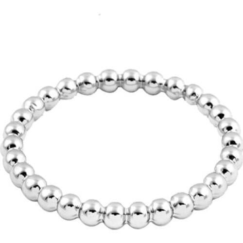 Wholesale 10pcs/Lot Minimalist Beads Ring Gemetric Round Wired Men Women Couple Band bead Rings Can Mix Color