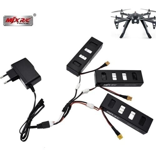 Original 7.4V 1800mah Li-po Battery Charger For MJX R/C Bugs 3 Battery for MJX B3 RC Quadcopter Drone Spare Parts Accessories