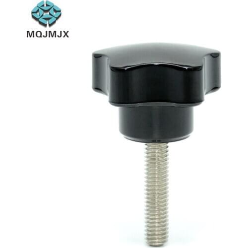 PEMI External Thread Knob Positioning Pin Pentagonal Handle Threaded Fixed Column Indexing Plunger Pins