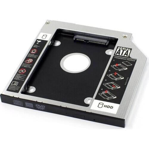 12.7MM 2nd HDD Hard Drive Caddy Adapter For ASUS G50 G53 G60 G70 G74