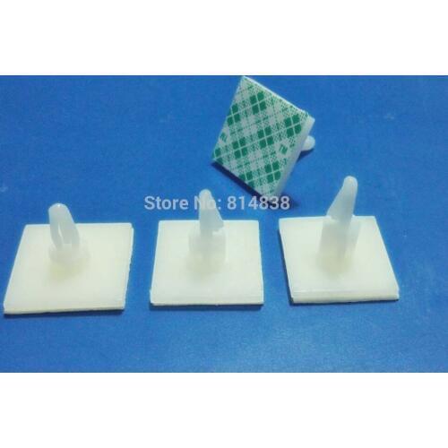Wkooa ASS-10 Plastic Parts Reverse Locking Circuit Board Support Standoff Spacer Adhesive Backed