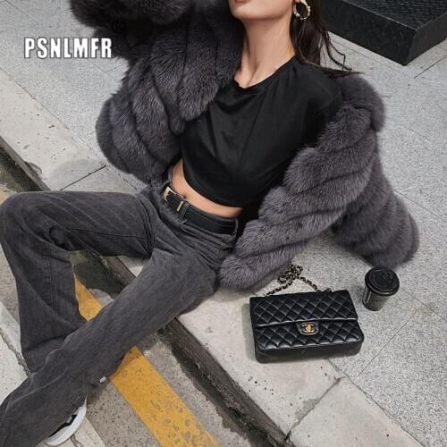 Popular Warm Winter Free Shipping Real Fur Coat High-end Windproof Womens Winter Jacket Fashion Genuine Outwear Fur Overcoats