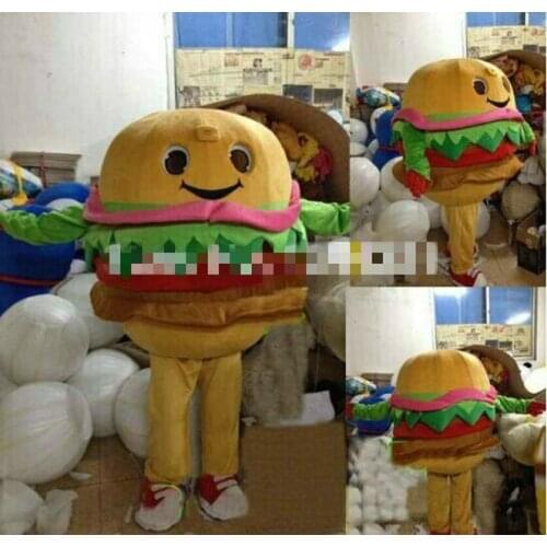 Christmas Hamburger Mascot Costume Cosplay Party Dress Clothing Carnival Adults@ Event Unisex Cartoon Apparel Cosplay Halloween