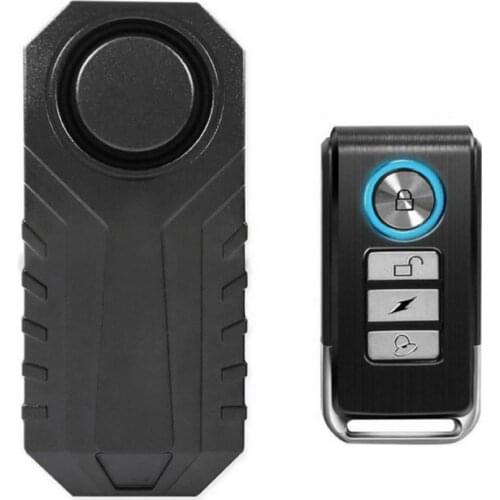 Bicycle Burglar Alarm Remote Control Bike Alarm Sensitive Warning Vibration Sensore Electric Bicycle Motorcycle Auto Security