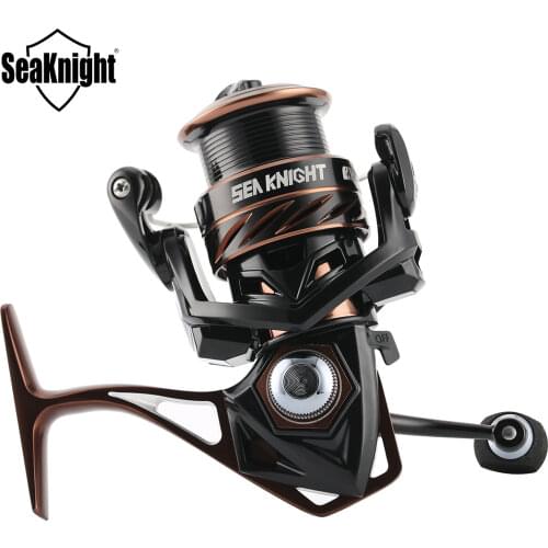 SeaKnight NAGA II 5.2:1 Spinning Reel Metal Body Carbon Fiber Drag 9-15KG For Freshwater Fishing Reel 2500S 2000 3000 4000 5000