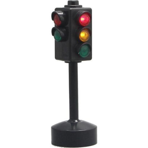 New Traffic Light Puzzle Toy 11.5cm Traffic Signs For Wooden Train Truck Traffic Light Puzzle Toy Safety Early Education