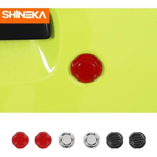 SHINEKA Exterior Accessories For Suzuki Jimny 2019+ Car Door Key Jack Decoration Cover Protect Stickers For Suzuki Jimny 2019 Up
