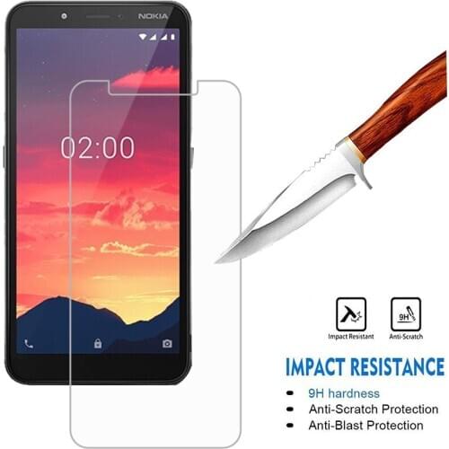 For Nokia C2 Tempered Glass Screen Protector Protective Glass Phone Film For Cristal For Nokia C2 C 2 HD Front Cristal Templado