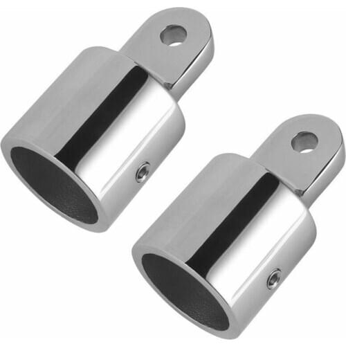 2 Eye End Cap Bimini Top Fitting / Hardware-7/8'' 316 Marine Stainless Steel