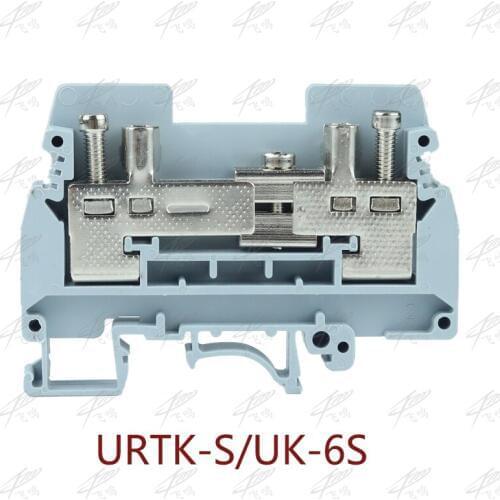 2pcs URTK/S URTKS UK-6S DIN rail universal Experimental terminal blocks