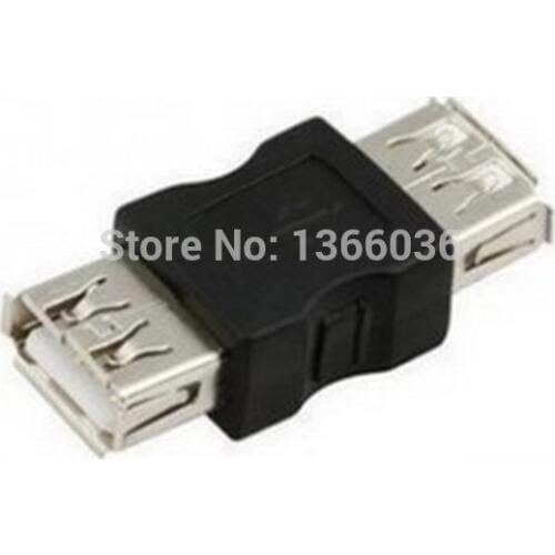 200pcs/lot factory price female to Female USB to Micro USB Connector Adapter Black +free shipping