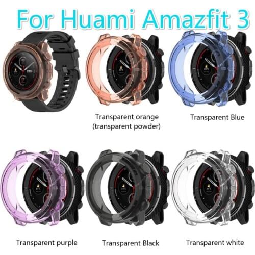 2020 TPU Soft Protective Case For Huami Amazfit 3 Smart Watch 3 A1928 Smart Bracelet Accessories For Amazfit Watch Cover TXTB1