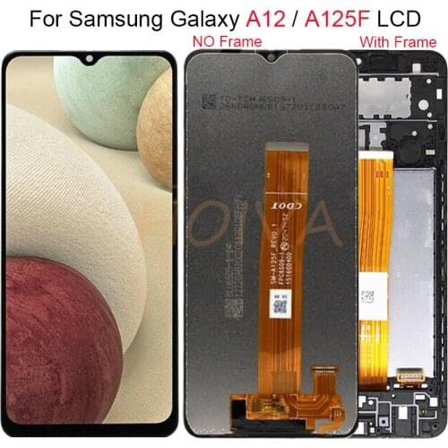 6.5" Display For Samsung Galaxy A12 SM-A125F SM-A125F/DSN LCD Touch Screen Digitizer Assembly Repir Parts For Samsung A12 LCD