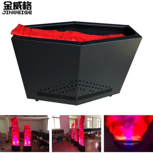 Free Shipping 36pcs 10mm Leds 1.8meters Silk Fake Fire Flame Machine Effect Equipment Dj Disco Light