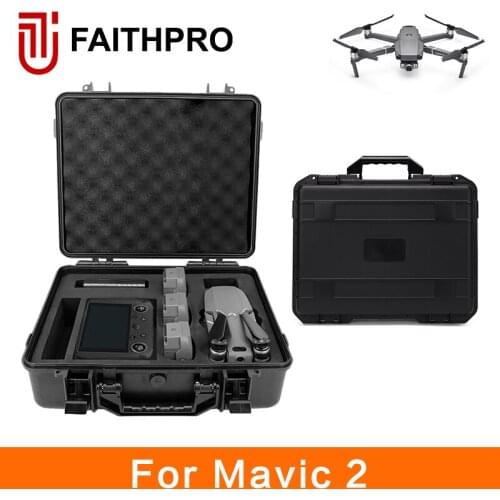 Suitcase For DJI Mavic 2 Carrying Case ABS Explosion-proof Box for DJI Mavic 2 Fly More Drone Accessories Large Capacity Case