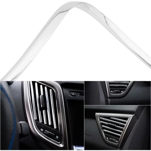 Car Air Outlet Decor Strips Car Shape Interior for Volvo S40 S60 S80 XC60 XC90 V40 V60 C30 XC70 V70