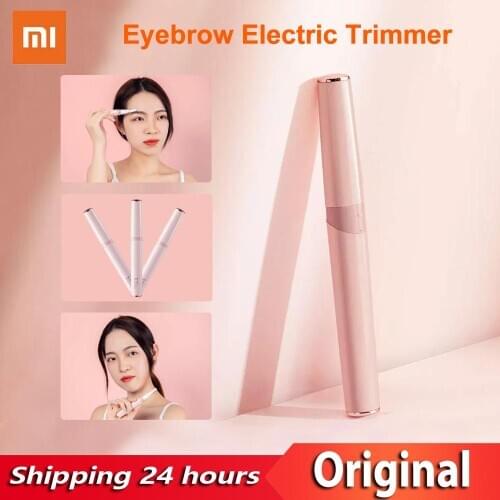 Xiaomi Eyebrow Body Electric Trimmer Shaver Xiaomi Female Epilator Machine Lady Hair Removal Two Speed Cutter Hair Clipper