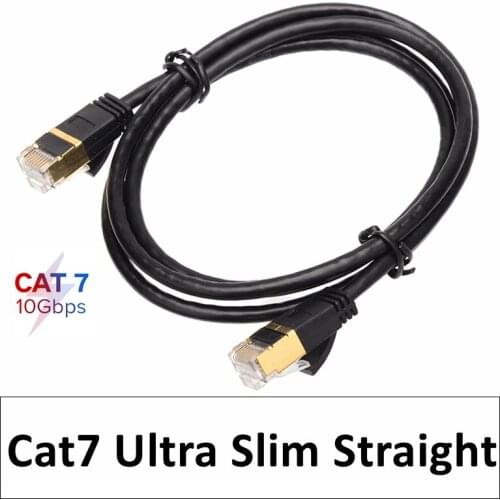 Ethernet Cable CAT7 10Gbps Cable Ethernet Mini Slim 4.0mm Diameter Wire RJ45 for Laptops PS 4 Modem Networking Lan Cable