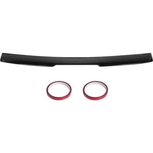 Glossy Black Rear Window Roof Spoiler Fit for 5 Series E60 M5 Sedan 2004 2005 2006 2007 2008 2009 2010 Universal Wing
