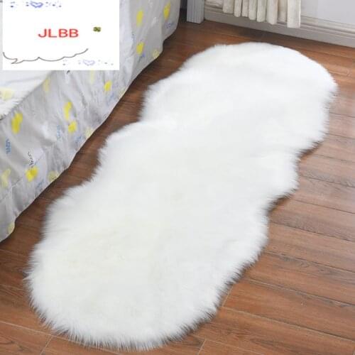 Imitation wool carpet bedroom decoration bedside carpet living room carpet irregular plush carpet modern minimalist