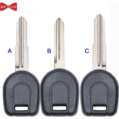 KEYECU for Mitsubishi Eclipse Endeavor Galant Lancer Outlander Transponder Ignition Key 4D61/ ID46 Chip MIT8 MIT9 MIT11R Blade